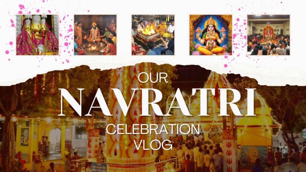 Navratri Baglamukhi Puja: Devotees participating in traditional rituals and celebrations during the auspicious Navratri festival at Pitambara Temple."