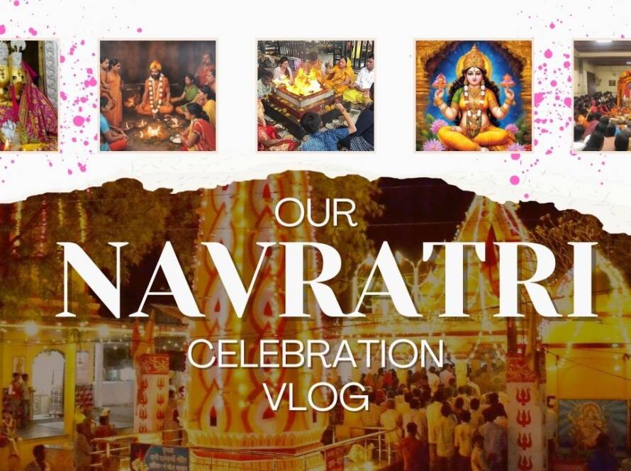 Navratri Baglamukhi Puja: Devotees participating in traditional rituals and celebrations during the auspicious Navratri festival at Pitambara Temple."