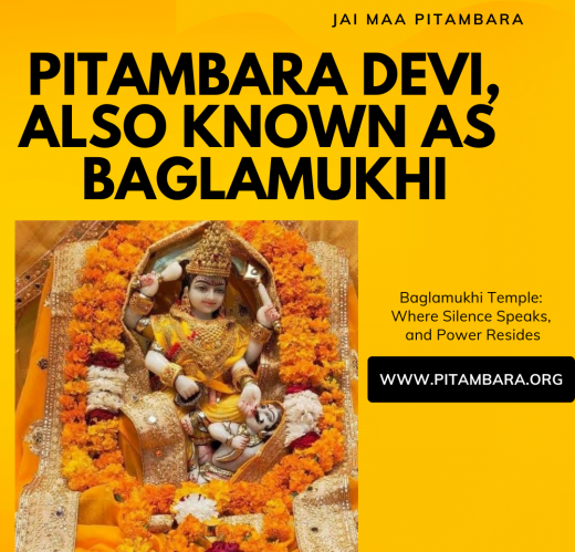 Image of a serene altar adorned with flowers, incense, and sacred symbols, representing Baglamukhi Puja services offered by Pitambara.org.